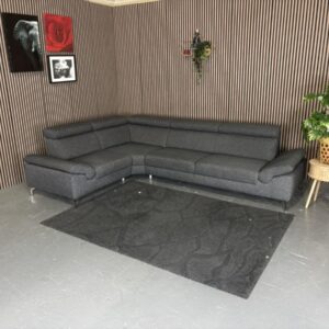 Hoekbank Montel Modena Stof Antraciet 305x210