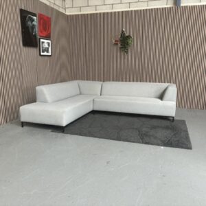 Hoekbank Westwing Stof Lichtgrijs 270x230